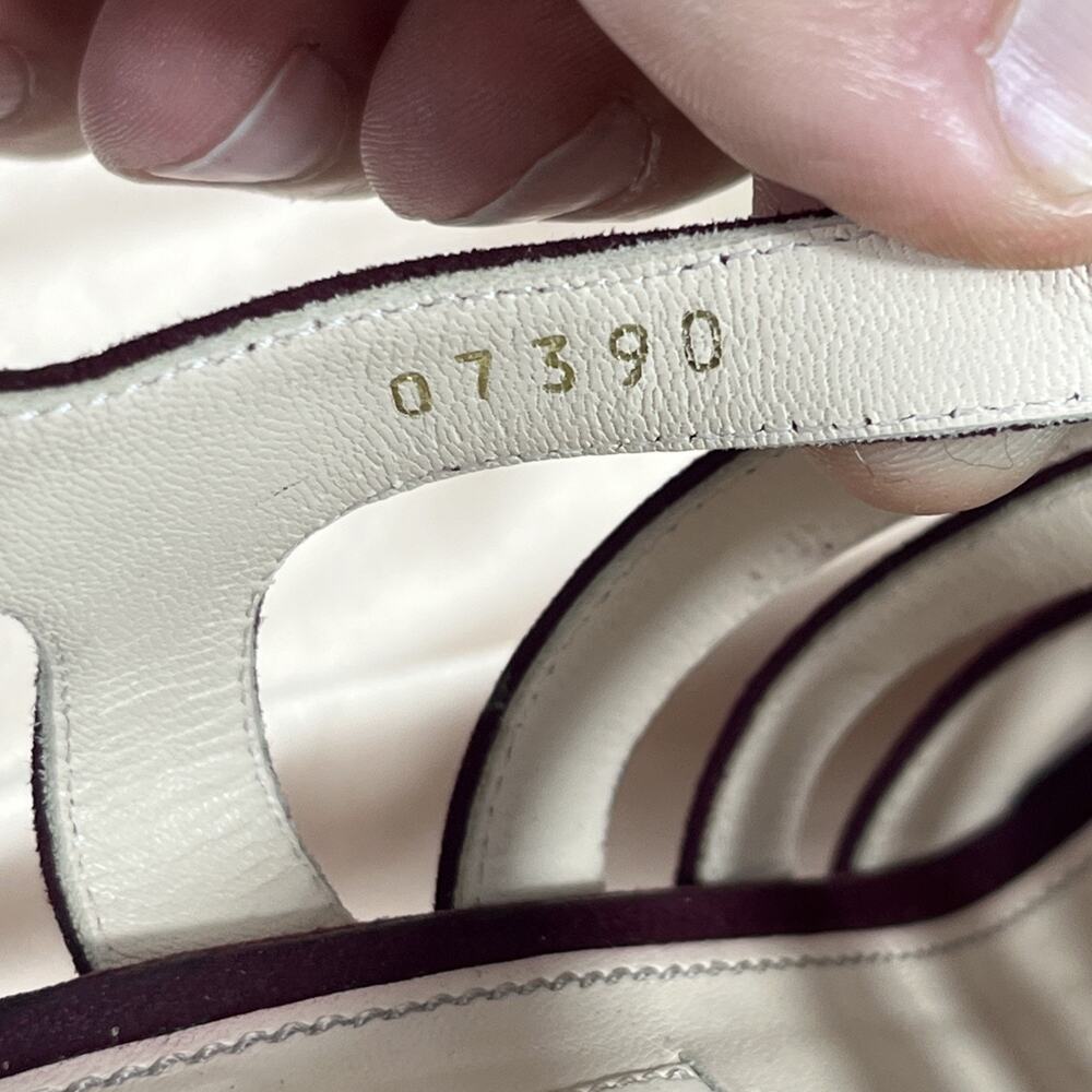 Prada Suede And Snakeskin Heels Sz 36 / US 5.5 w/ Dust‎ Bag & Box - Picture 14 of 16